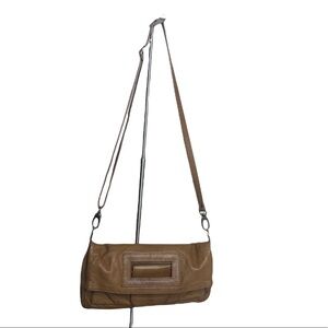 Borse In Pelle Italian leather fold over crossbody bag